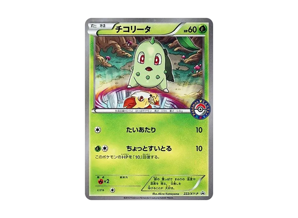 【Raw】 Chikorita P [XY-P 222](Special Set「Ho-Oh + Lugia」)