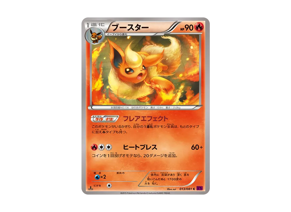 【PSA10】Flareon C :1ED [XY7 013/081]\(Expansion Pack「Bandit Ring」)