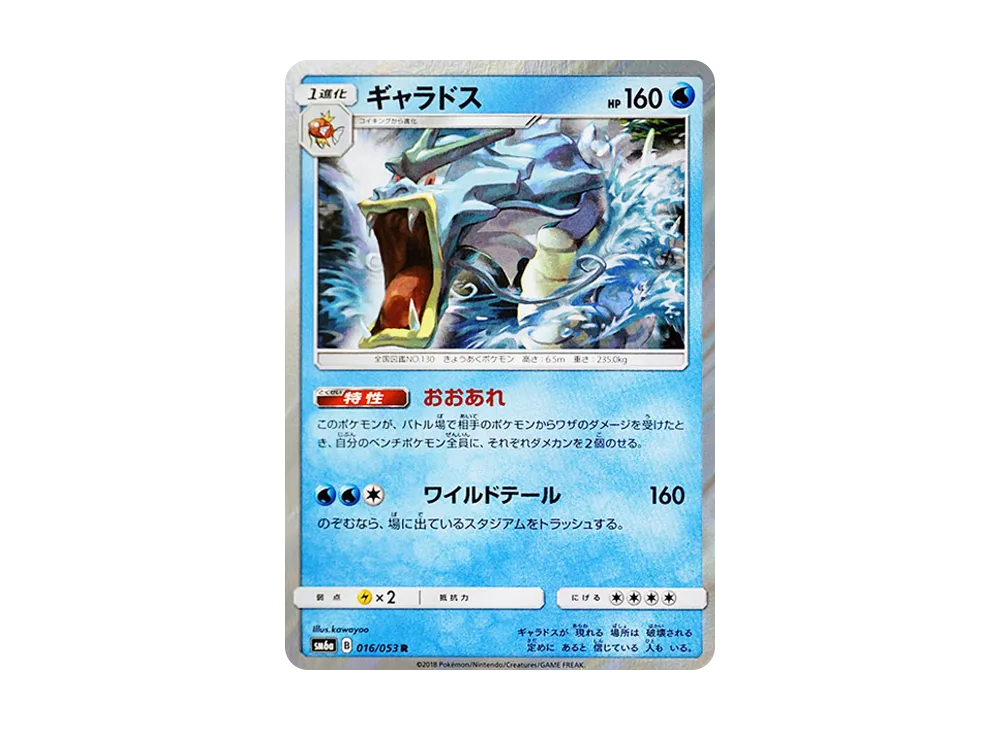 【Raw】 Gyarados R [SM6a 016/053](Enhanced Expansion Pack「Dragon Storm」)