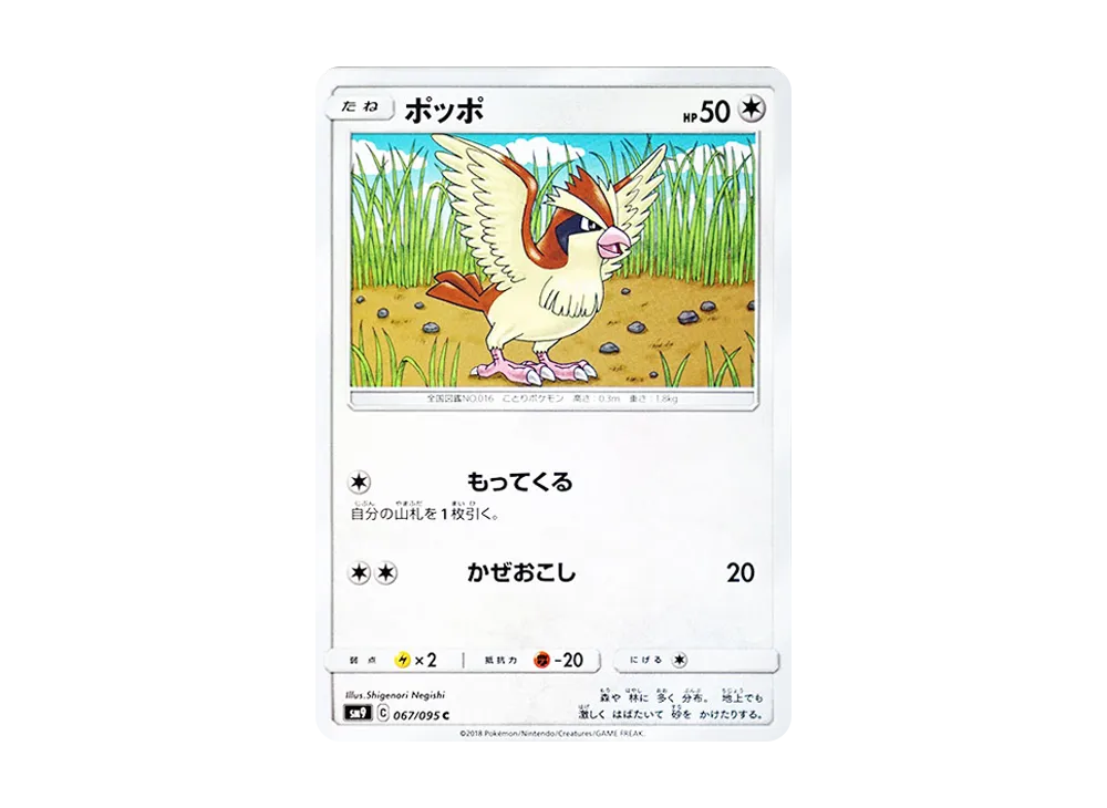 【Raw】 Pidgey C [SM9 067/095](Expansion Pack"Tag Bolt