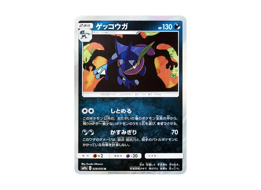 【PSA10】 Greninja R [SM9a 028/055] (Enhanced Expansion Pack "Night Unison")