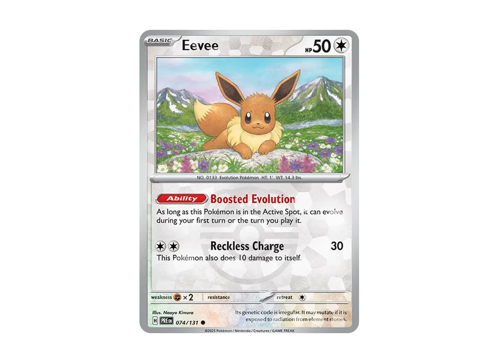 【PSA10】Eevee C \:Master Ball Holo [PRE EN 074/131][English Version]\(Scarlet & Violet「Prismatic Evolutions」)