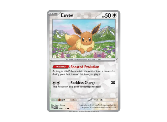 【PSA10】 Eevee C: Master Ball Holo [PRE EN 074/131] [English Version] (Scarlet & Violet "Prismatic Evolutions")