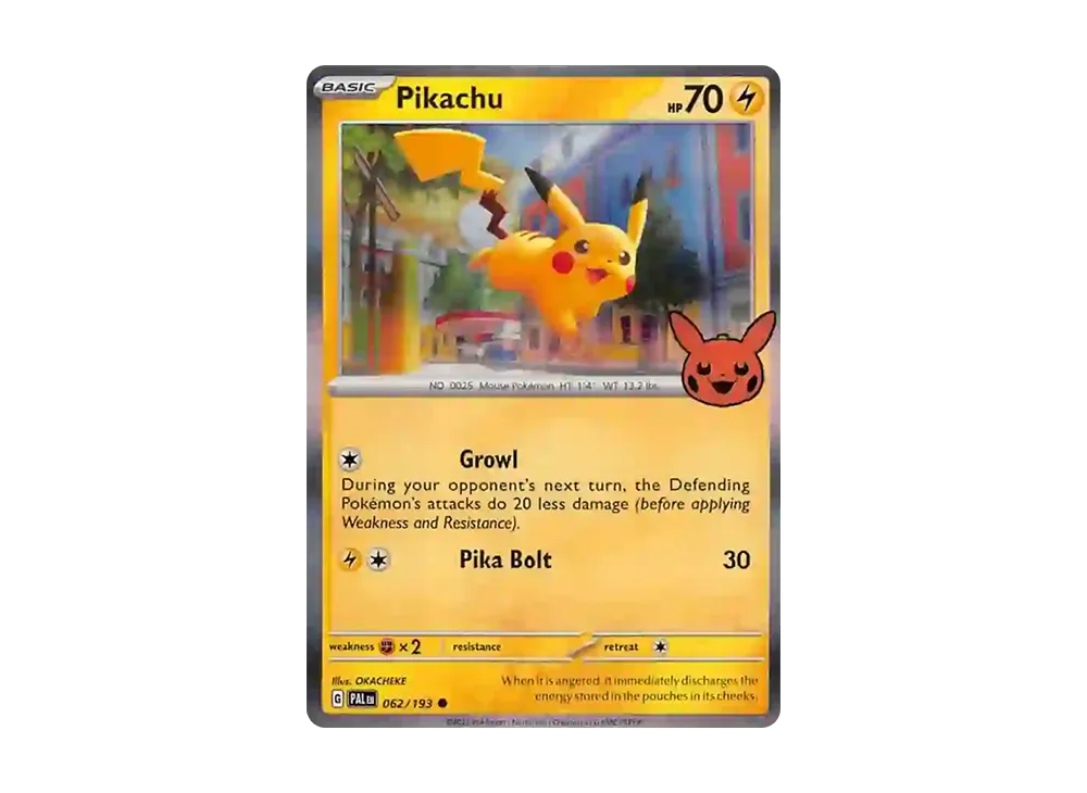 【Raw】 Pikachu C [PAL EN 062/193][English Version](Scarlet & Violet"Trick or Trade 2023