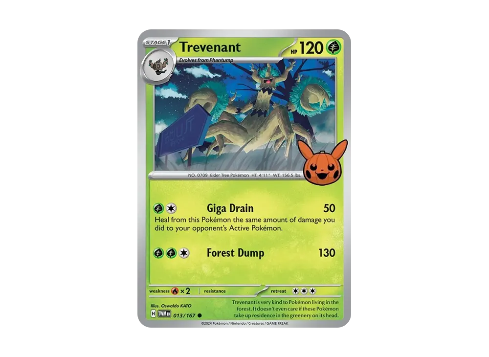 【Raw】 Trevenant C [TWM EN 013/167][English Version](Scarlet & Violet"Trick or Trade 2024