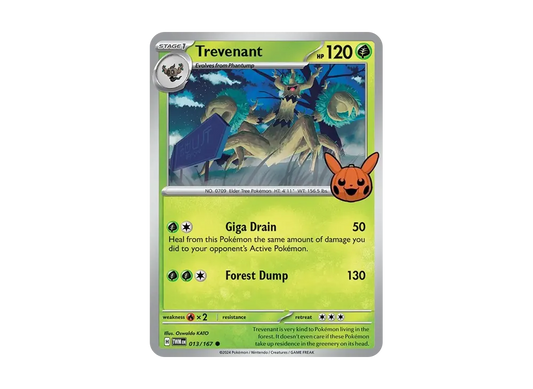 【Raw】 Trevenant C [TWM EN 013/167][English Version](Scarlet & Violet"Trick or Trade 2024