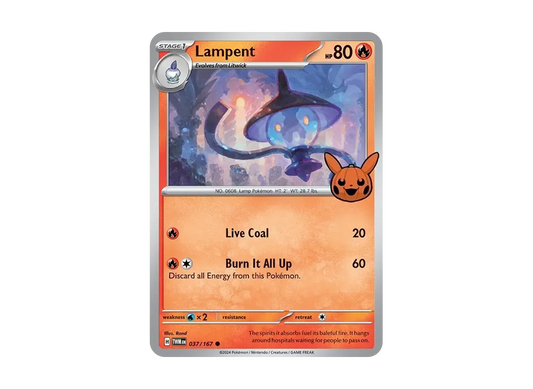 【Raw】 Lampent C [TWM EN 037/167][English Version](Scarlet & Violet"Trick or Trade 2024