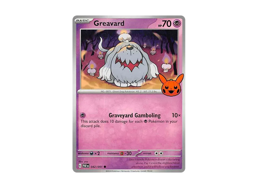 【Raw】 Greavard C [PAF EN 042/091][English Version](Scarlet & Violet"Trick or Trade 2024