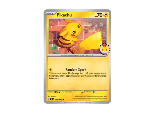 【PSA10】 Pikachu C [TEF EN 051/162] (English version) (Mega Evolution "Pokémon Day 2026 Collection")