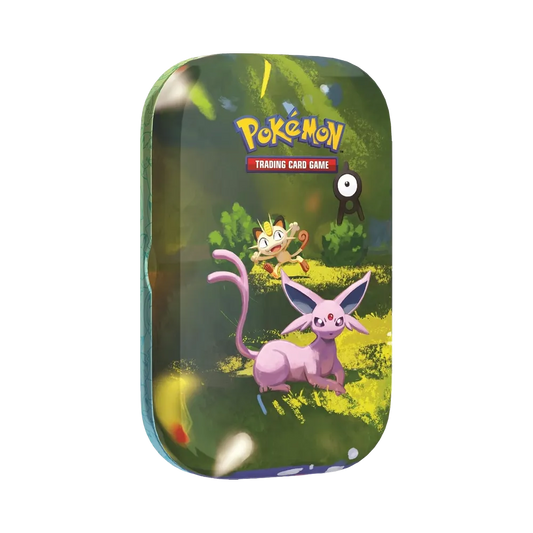 【30C0MT01】 Pokémon TCG: Mega Evolution (English Version) Mini Tin 30th CELEBRATION (Espeon&Meowth)