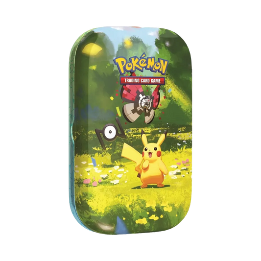 【30C0MT01】 Pokémon TCG: Mega Evolution (English Version) Mini Tin 30th CELEBRATION (Pikachu&Vivillon)