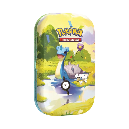 【30C0MT01】 Pokémon TCG: Mega Evolution (English Version) Mini Tin 30th CELEBRATION (Lapras&Drifloon)