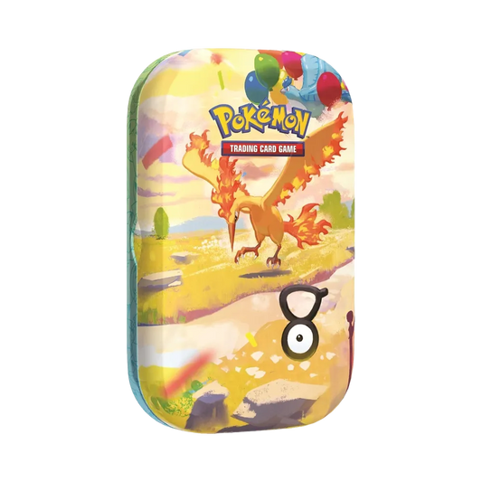 【30C0MT01】 Pokémon TCG: Mega Evolution (English Version) Mini Tin 30th CELEBRATION (Moltres&Articuno)
