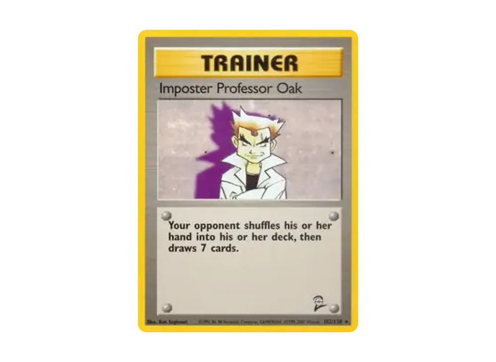 【PSA10】 Professor Oak R [102/130] [English Version] (Base Set 2)