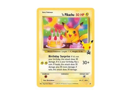 【PSA10】 _ of Pikachu(BirthdayPikachu) [English Version](Sword & Shield"Celebrations