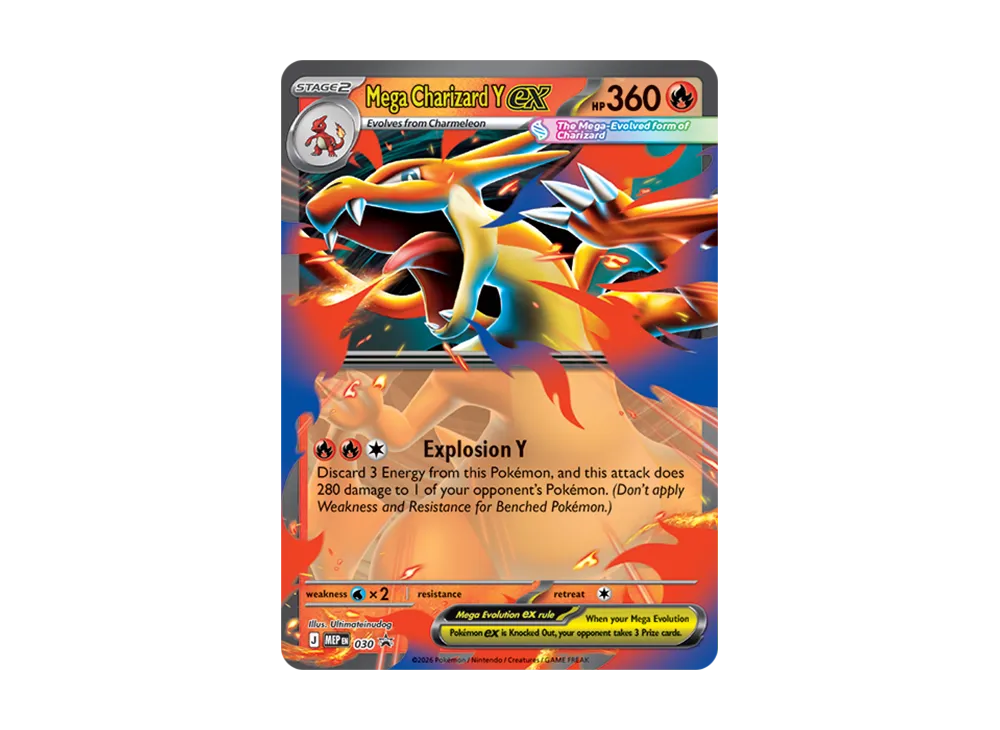 【Raw】 MEGA CharizardY Promo [MEP EN 030][English Version](MEGA Evolution"Mega Charizard Tin (Y)