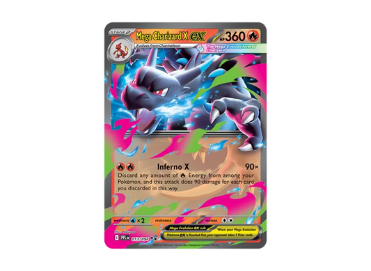 【PSA10】 Mega Charizard Xex RR [PFL EN 013/094] (English Version) (Mega Evolution "Phantasmal Flames")