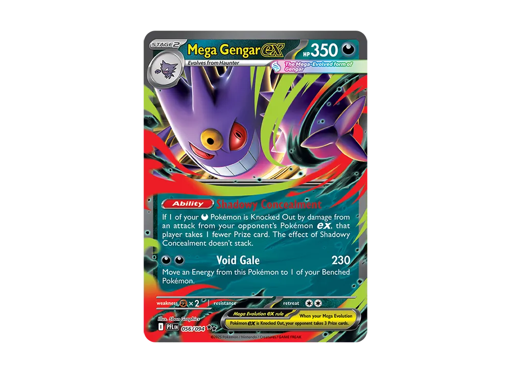 【PSA10】MEGAGengar ex RR [PFL EN 056/094][English Version]\(MEGAEvolution「Phantasmal Flames」)