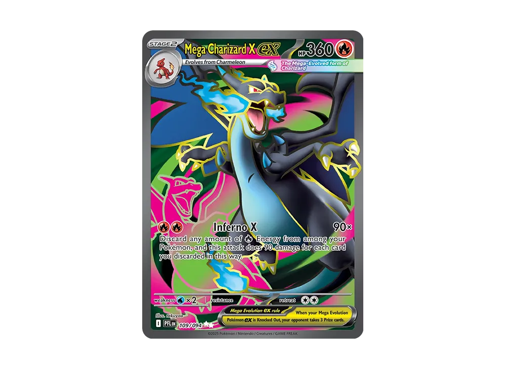 【PSA10】MEGACharizardX ex UR [PFL EN 109/094][English Version]\(MEGAEvolution「Phantasmal Flames」)