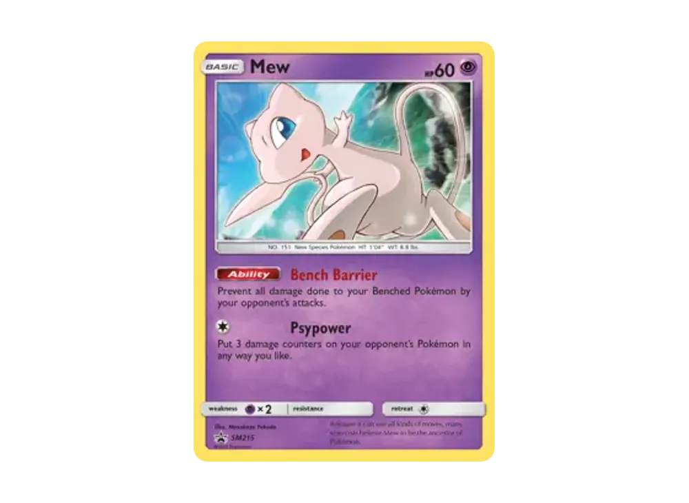 【PSA10】Mew P [SM215][English Version]\(Sun & Moon「Promo Card」)