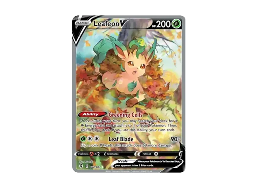 【PSA10】 Leafeon V UR [167/203] (English version) (Sword & Shield "Evolving Skies")