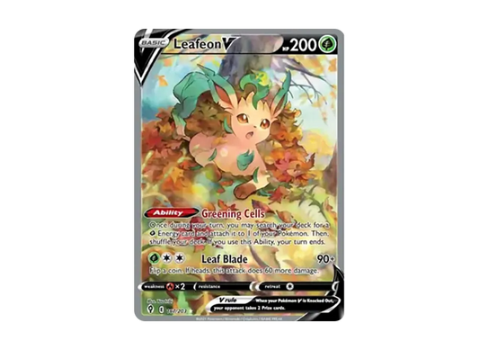 【PSA10】 LeafeonV UR [167/203][English Version](Sword & Shield"Evolving Skies