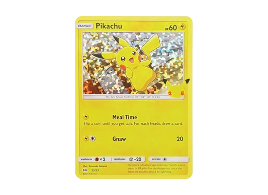 【Raw】 Pikachu :Holo [25/25][English Version](Sword & Shield「McDonald's 25th Anniversary」)