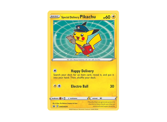 【Raw】 SpecialDeliveryPikachu P [SWSH074][English Version](Sword & Shield「Promo Card」)
