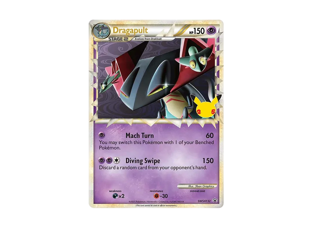【Raw】 Dragapult P [SWSH132][English Version](Sword & Shield"Promo Card " )