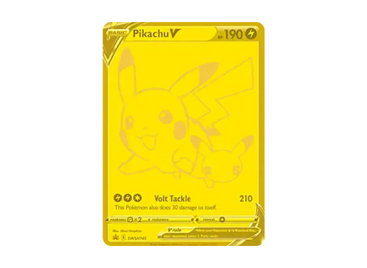 【Raw】 PikachuV P [SWSH145][English Version](Sword & Shield"Promo Card " )
