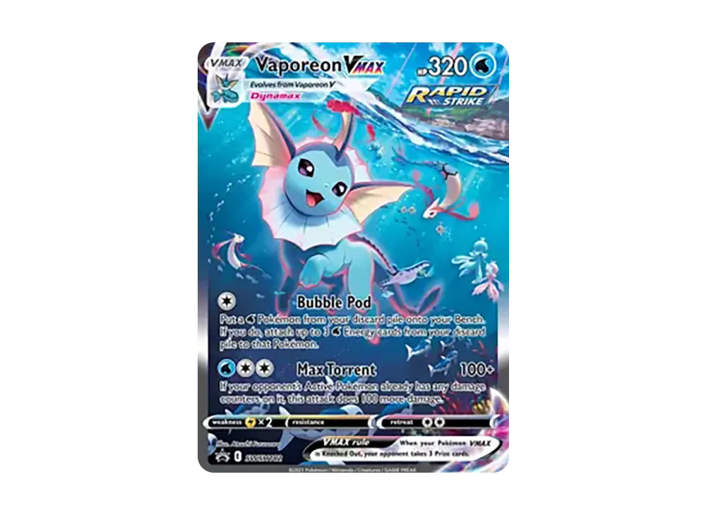【PSA10】Vaporeon VMAX P [SWSH182][English Version]\(Sword & Shield「Vaporeon VMAX Premium Collection Box」)