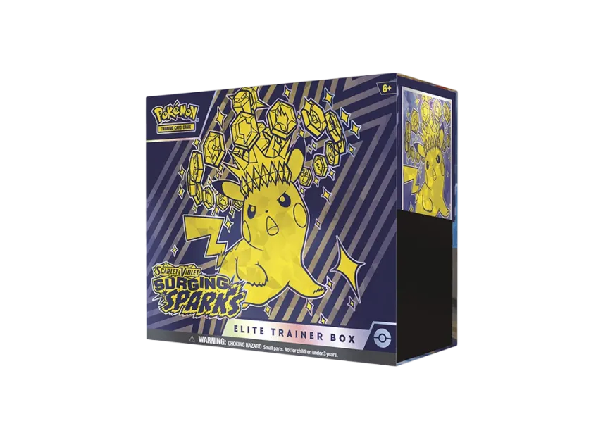 Pokémon Trading Card Game [English Version] Scarlet & Violet Surging Sparks Elite Trainer Box pkmn0tcg0en0SSP EN0ETG