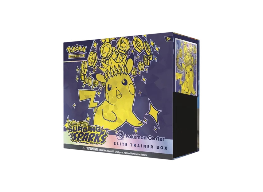 Pokémon Trading Card Game [English Version] Scarlet & Violet Surging Sparks Pokémon Center Exclusive Elite Trainer Box pkmn0tcg0en0SSP EN0PCETB