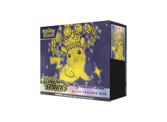 Pokémon Trading Card Game [English Version] Scarlet & Violet Surging Sparks Pokémon Center Exclusive Elite Trainer Box pkmn0tcg0en0SSP EN0PCETB