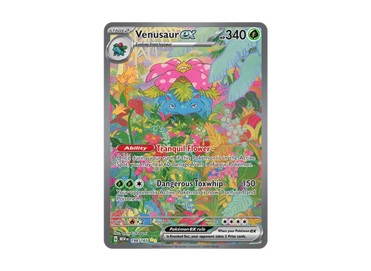 【Raw】 Venusaur ex SIR [MEW EN 198/165][English Version](Scarlet & Violet"151