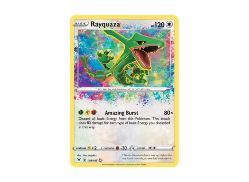 【PSA10】 Rayquaza A [138/185] (English version) (Sword & Shield "Vivid Voltage")