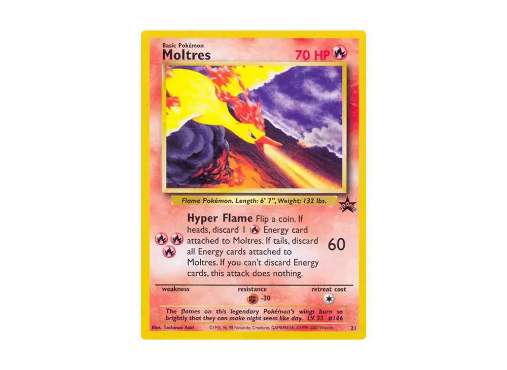 【PSA10】Moltres P [21][English Version]\(Wizards of the Coast「Promo Card」)