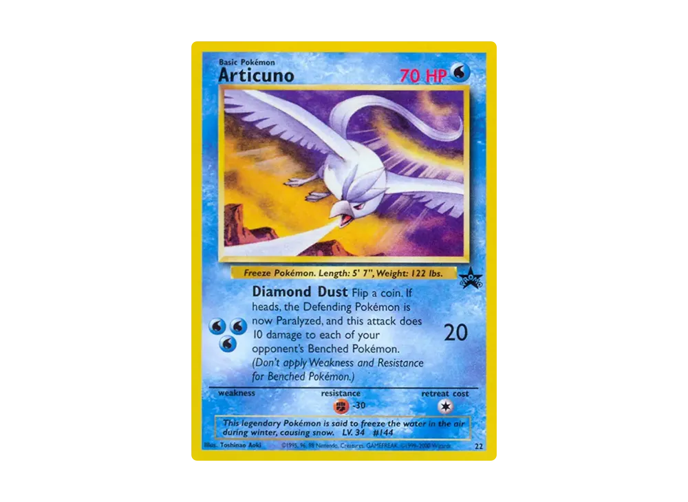 【PSA10】Articuno P [22][English Version](Wizards of the Coast「Promo Card」)